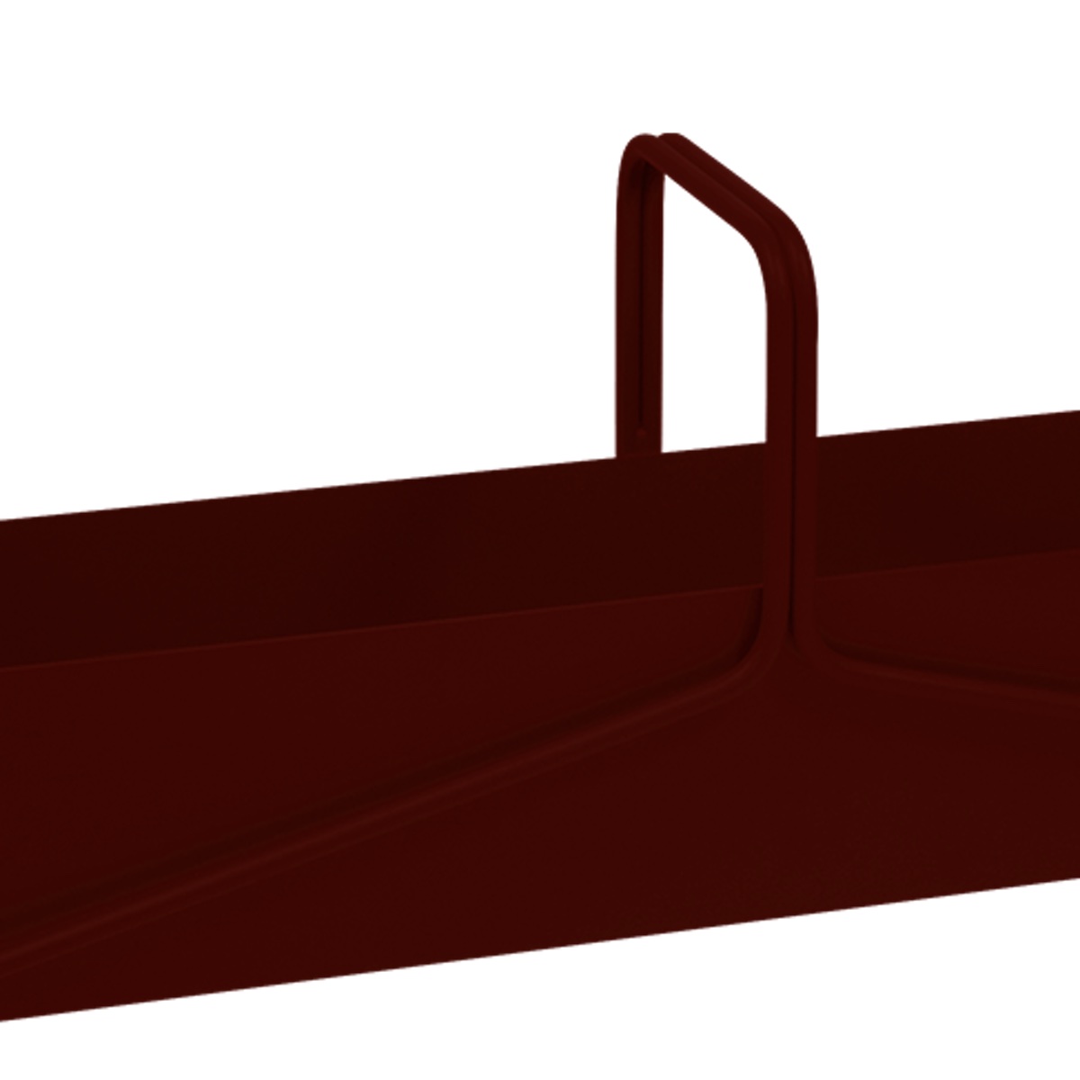 Jardinière longue BASKET Fermob cerise noire