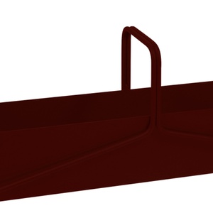 Jardinière longue BASKET Fermob cerise noire