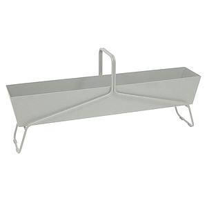 Jardinière longue BASKET Fermob gris argile