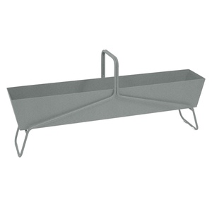 Jardinière longue BASKET Fermob gris lapilli
