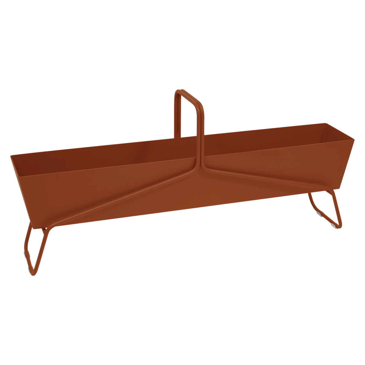 Jardinière longue BASKET Fermob orange confite