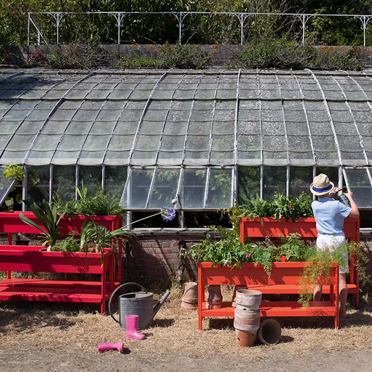 Jardinière moyen TERRAZZA Fermob coquelicot