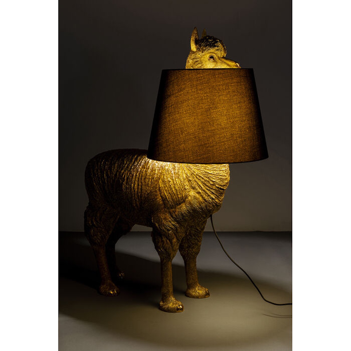 Lampadaire 108cm ALPACA Kare Design doré
