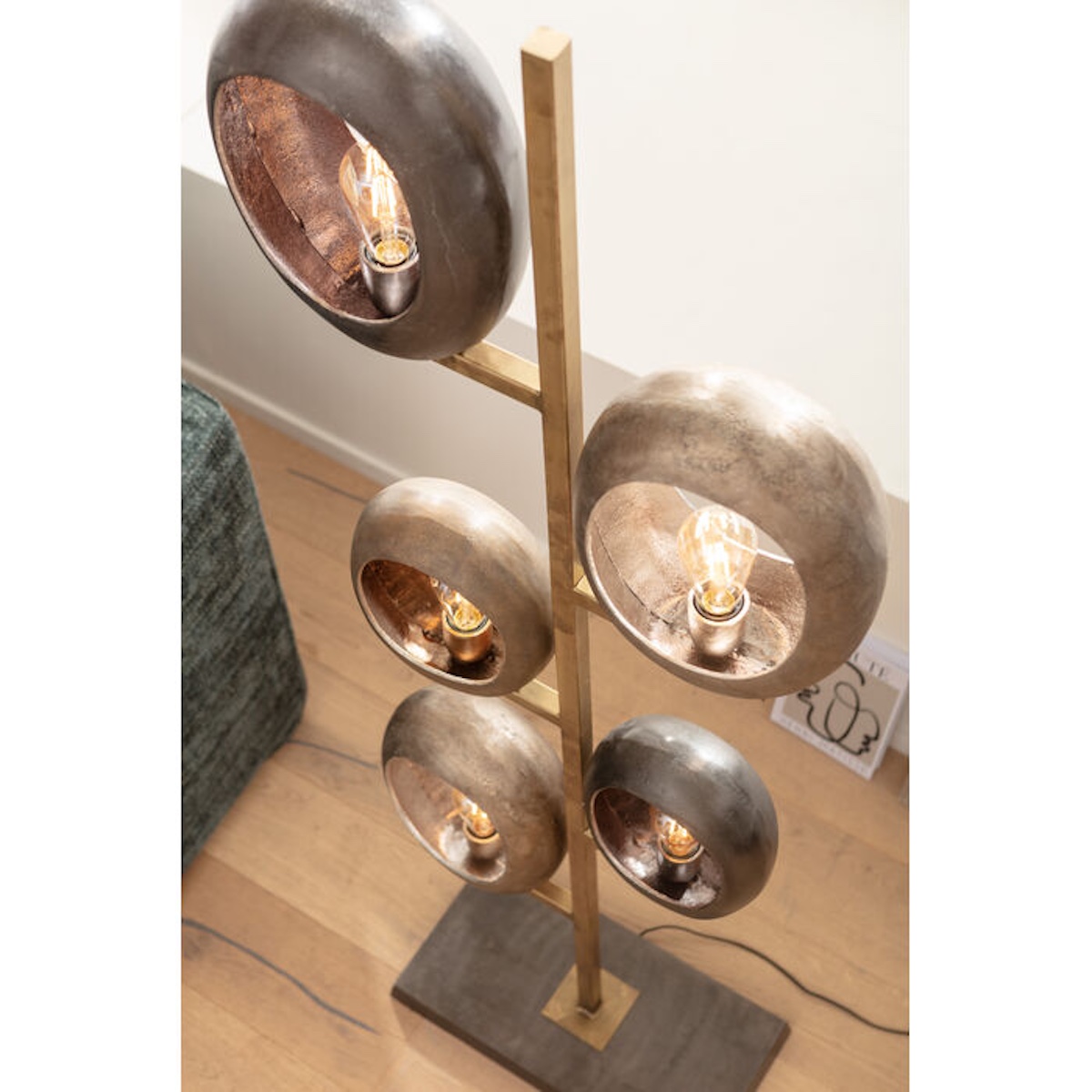 Lampadaire 173cm FIVE LOOPS Kare Design