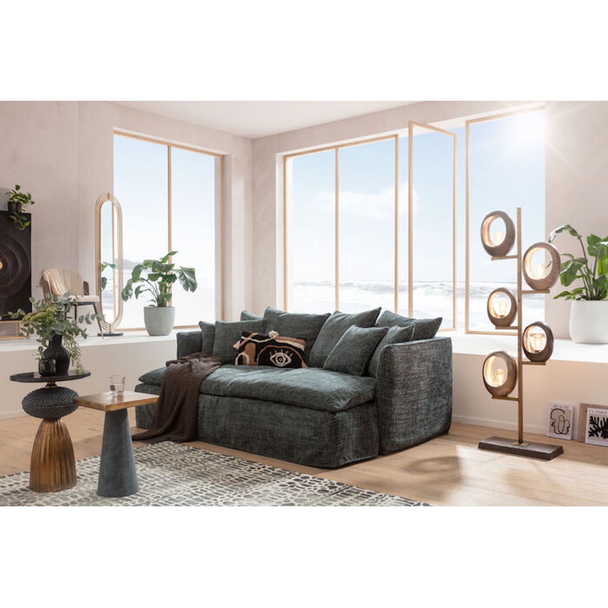 Lampadaire 173cm FIVE LOOPS Kare Design