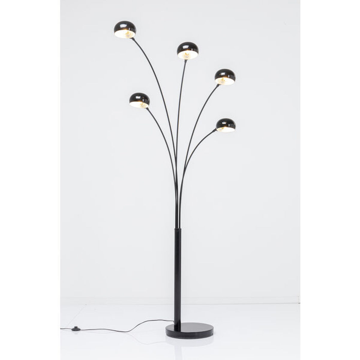 Lampadaire  FIVE FINGERS Kare Design noir mat