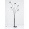Lampadaire  FIVE FINGERS Kare Design noir mat