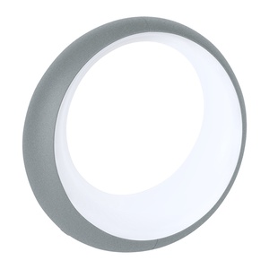 Lampe 24cm HOOPIK Fermob gris lapili