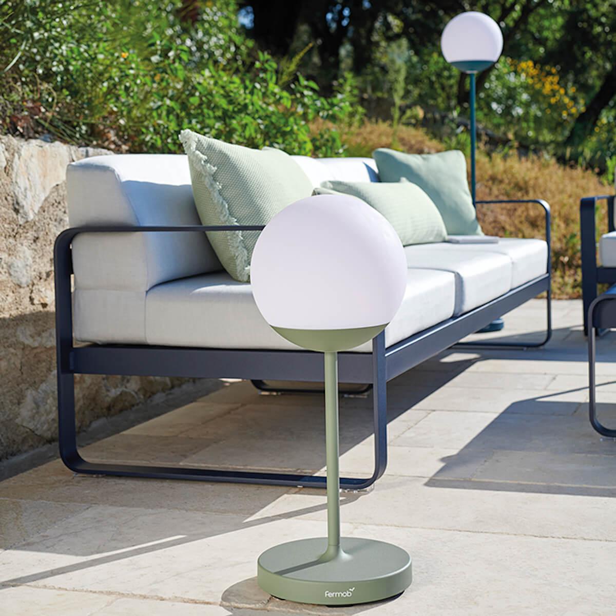 Lampe 63cm MOOON Fermob vert cactus