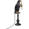 Lampe à poser 61cm ANIMAL SITTING CROW Kare Design noir mat
