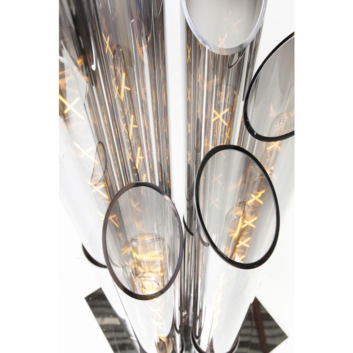 Lampe à poser 80cm PIPE Kare Design chrome