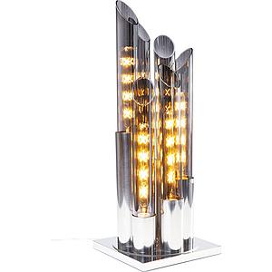 Lampe à poser 80cm PIPE Kare Design chrome