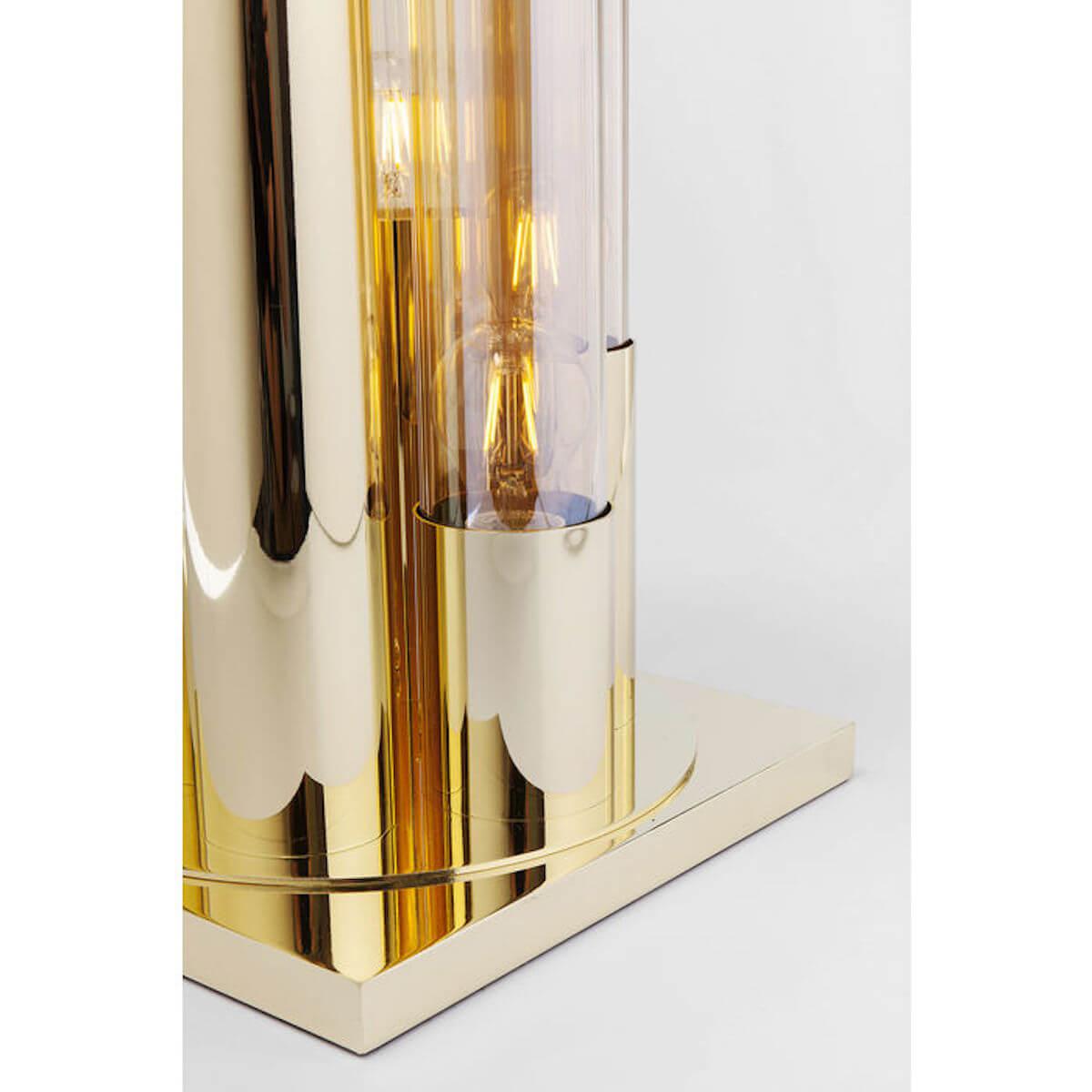 Lampe à poser 80cm PIPE Kare Design doré