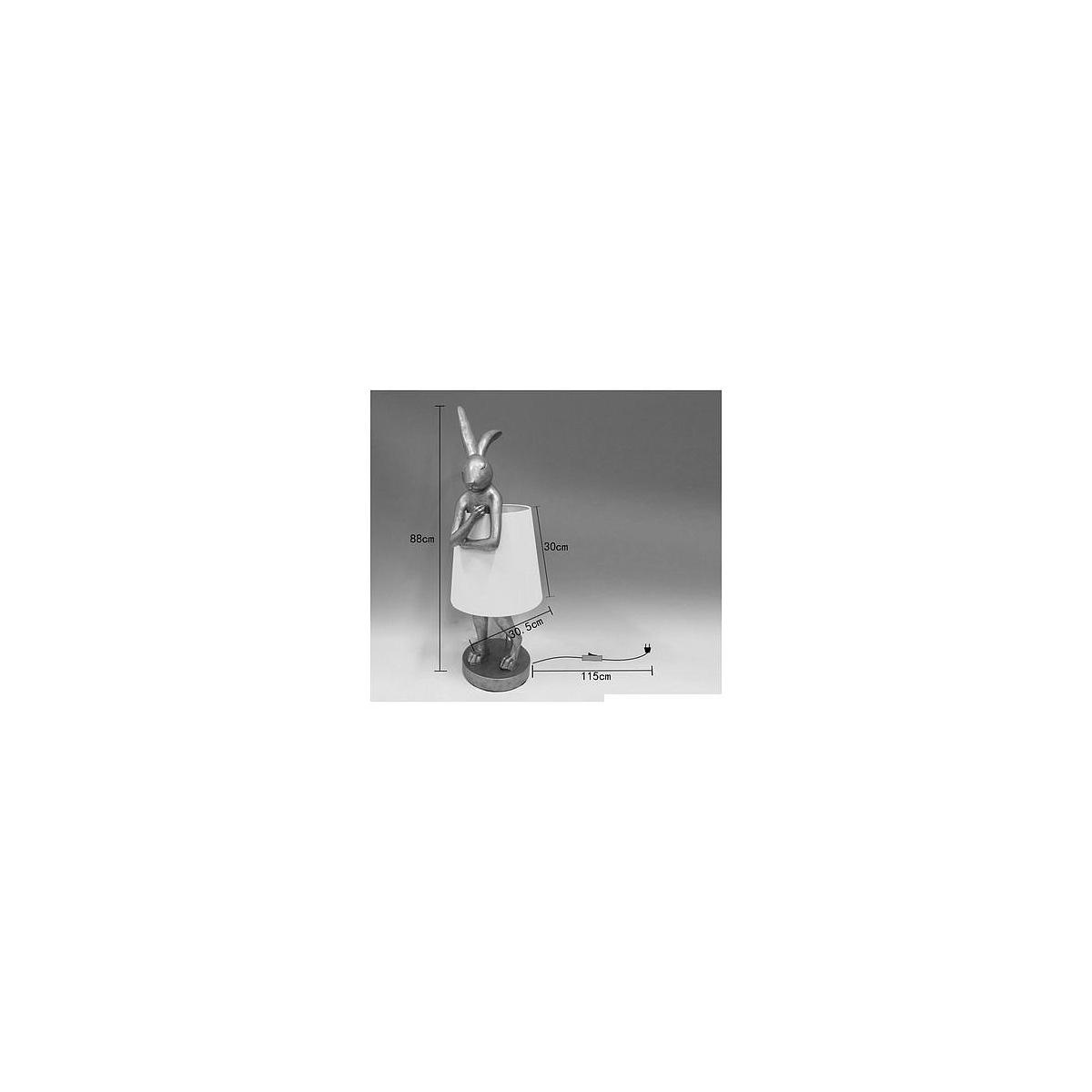 Lampe à poser 88cm ANIMAL RABBIT Kare Design doré