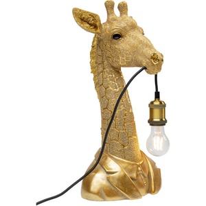 Lampe à poser Animal Girafe dorée 50cm Kare Design