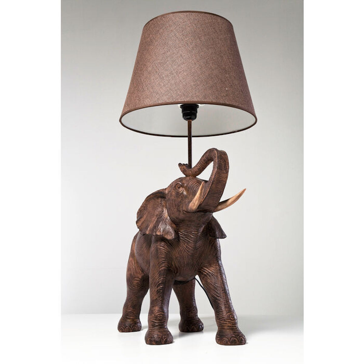 Lampe Éléphant - Luminaire animal à poser, lampe de chevet design