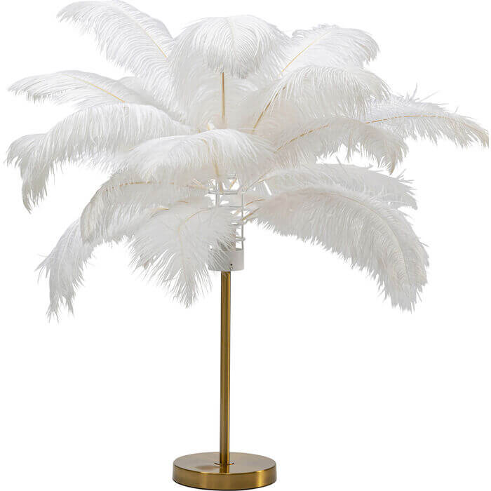 Lampe à poser FEATHER PALM Kare Design blanc