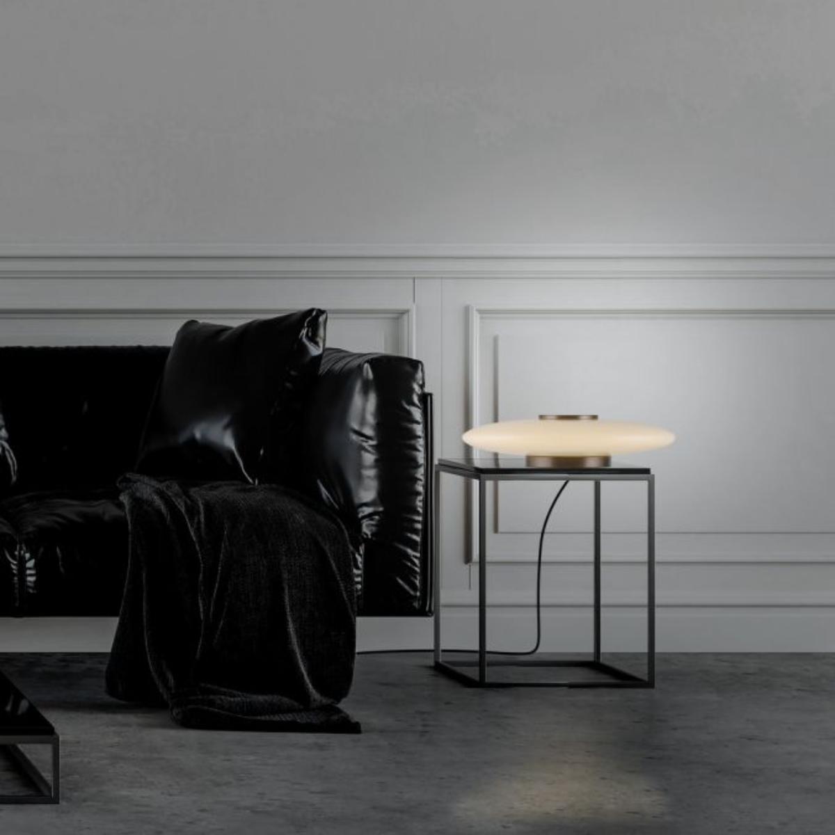 Lampe à poser VITRUM Neuhaus Pure brun métallique foncé