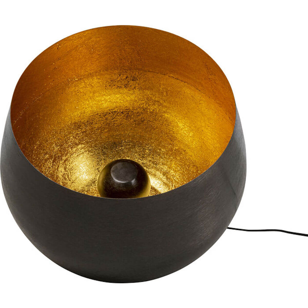 Lampe de sol APOLLON SMOOTH Kare Design noir ∅50cm