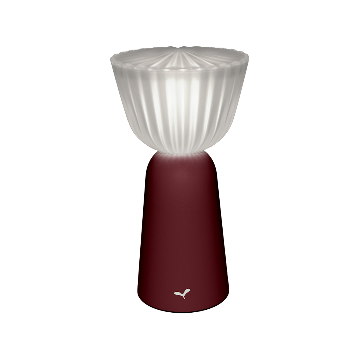 Lampe H20cm SWING Fermob cerise noire