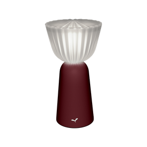 Lampe H20cm SWING Fermob cerise noire