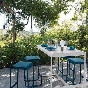 Lampe H24cm APLO Fermob bleu acapulco