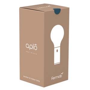 Lampe H24cm APLO Fermob gris argile