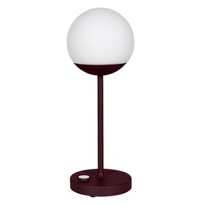 Lampe H41 MAX MOOON Fermob cerise noir