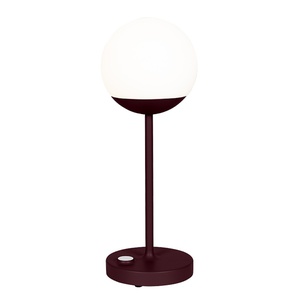 Lampe H41 MAX MOOON Fermob cerise noir