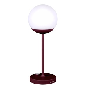 Lampe H41cm MOOON Fermob cérise noir