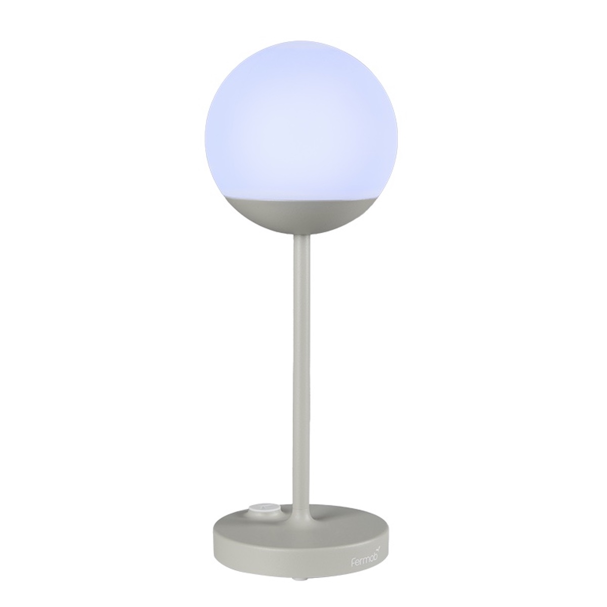 Lampe H41cm MOOON Fermob gris argile