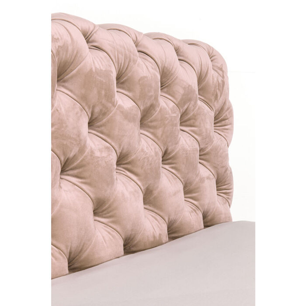 Lit 160x200cm DESIRE Kare Design velours écru