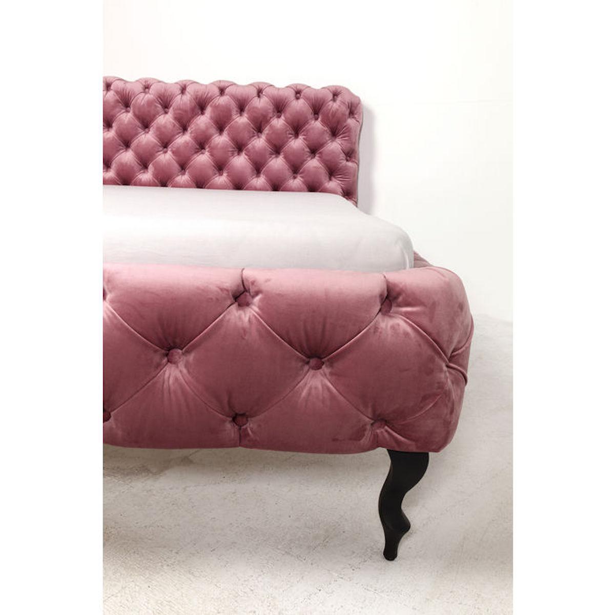 Lit 160x200cm DESIRE Kare Design velvet rose