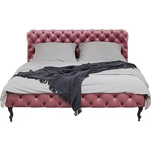 Lit 160x200cm DESIRE Kare Design velvet rose
