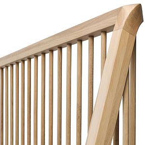 Lit 160x200cm SPINDLE Ethnicraft chêne