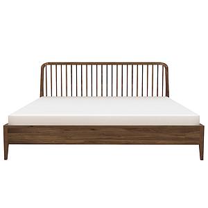 Lit 160x200cm SPINDLE Ethnicraft noyer