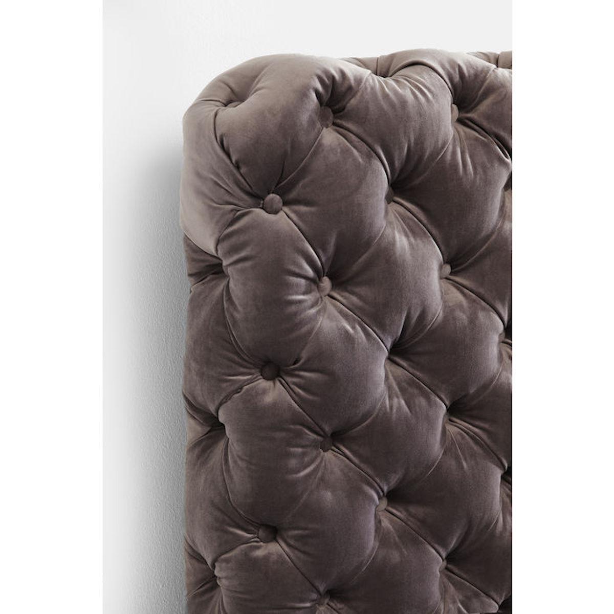 Lit 180x200cm DESIRE Kare Design haut gris argenté