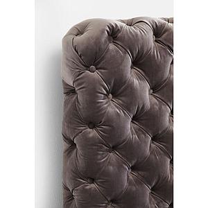Lit 180x200cm DESIRE Kare Design haut gris argenté