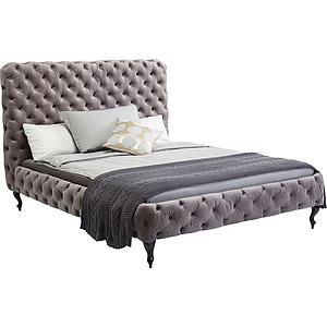 Lit 180x200cm DESIRE Kare Design haut gris argenté