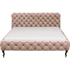 Lit 180x200cm DESIRE Kare Design velours écru