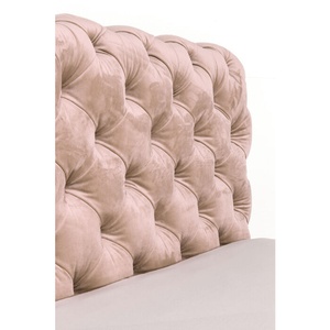 Lit 180x200cm DESIRE Kare Design velours écru