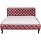 Lit 180x200cm DESIRE Kare Design velvet rose