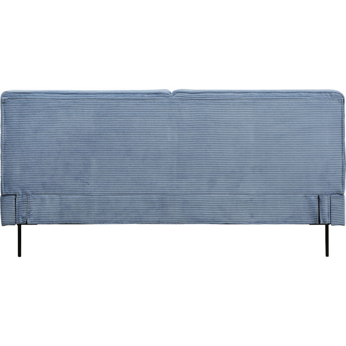 Lit 180x200cm EAST SIDE Kare Design velours cotelé bleu