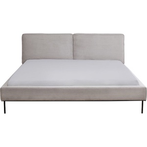 Lit 180x200cm EAST SIDE Kare Design velours cotelé gris
