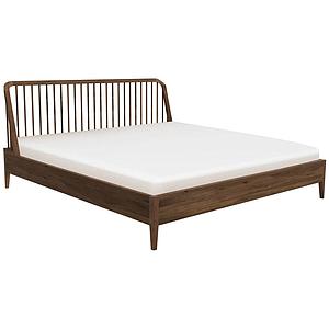 Lit 180x200cm SPINDLE Ethnicraft noyer