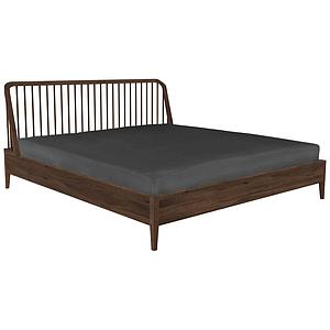 Lit 180x200cm SPINDLE Ethnicraft noyer