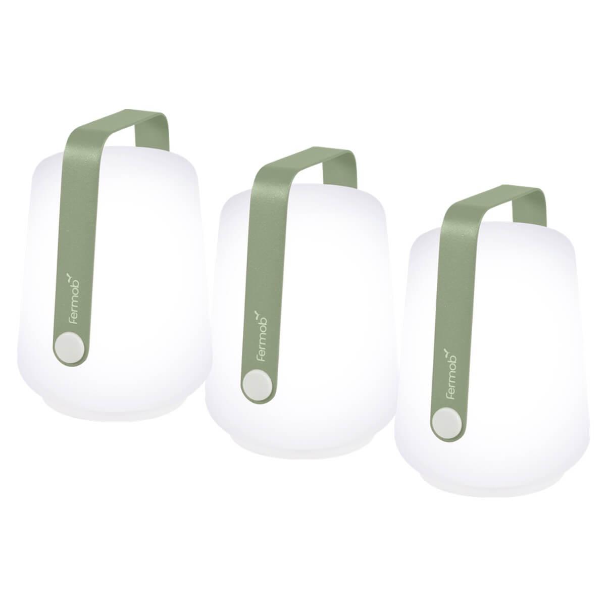 Lot de 3 lampes BALAD Fermob H12 cactus