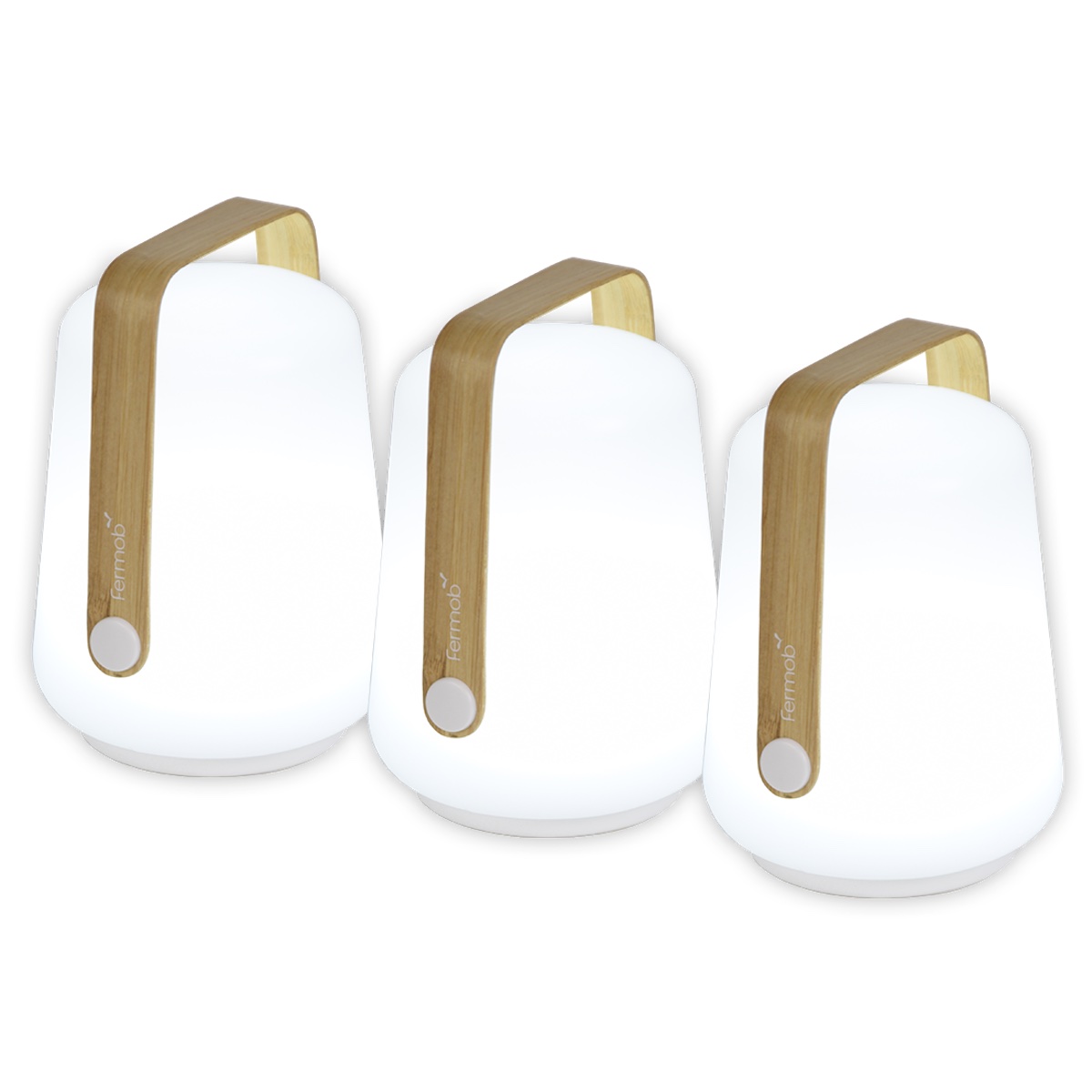 Lot de 3 lampes H12 BALAD Fermob Bamboo
