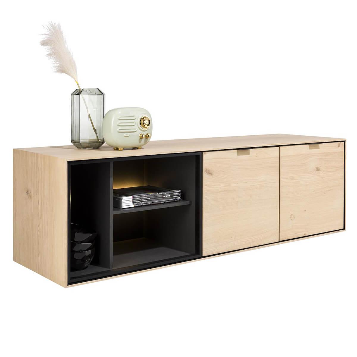 Lowboard 150cm ELEMENTS Xooon chêne naturel