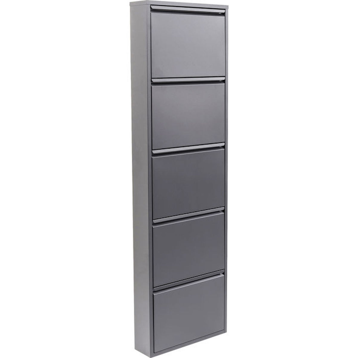 Meuble à chaussure 5 tiroirs CARUSO Kare Design anthracite
